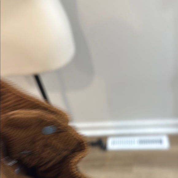 Zara Corduroy Brown Pants Relaxed Fit High-Waisted - Picture 7 of 8